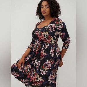 Torrid Mini Super Soft Plush Skater Dress Size 4